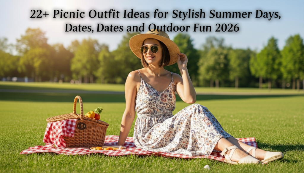 22+ Picnic Outfit Ideas for Stylish, Comfortable, and Fun Outdoor Looks