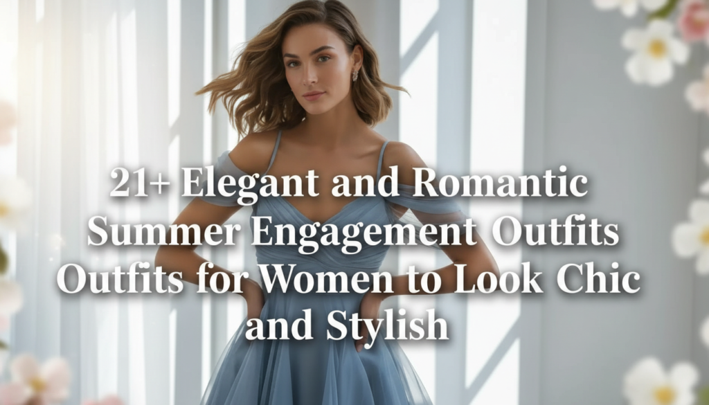 Elegant Summer Engagement Outfits for Women – Chic & Stylish