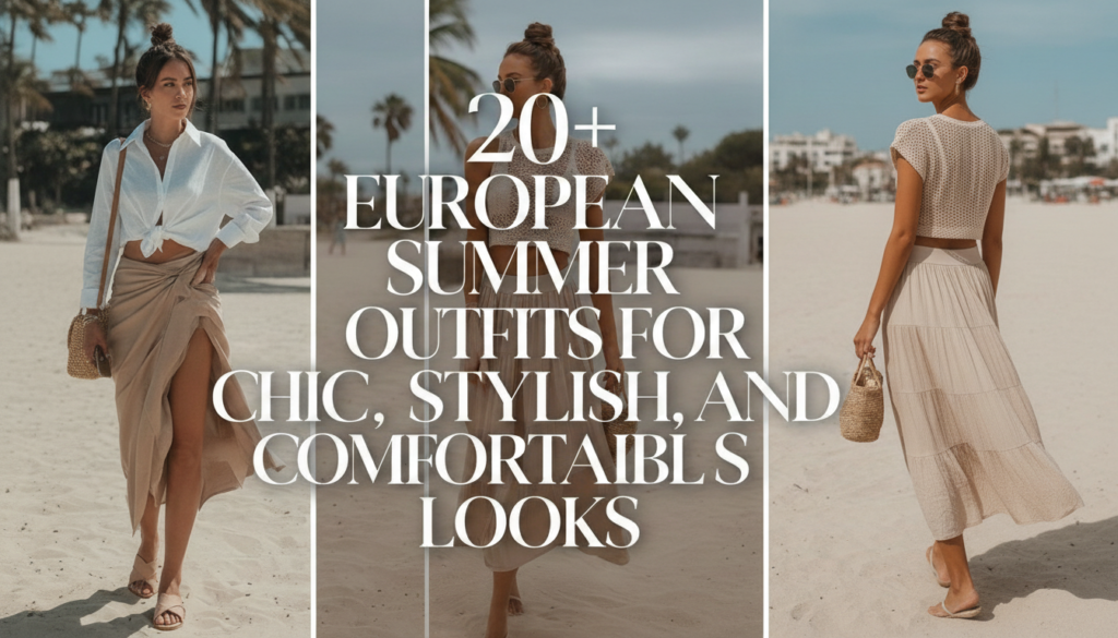 20+ European Summer Outfits for Chic, Stylish, and Comfortable Looks