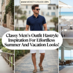 Classy Men's Outfit Hairstyle Ideas: Summer & Vacation Looks