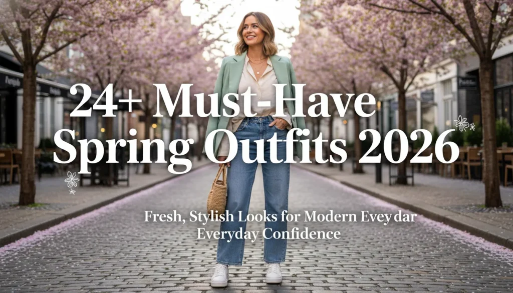 24+ Must-Have Spring Outfits 2026: Fresh Stylish Looks for Modern Everyday Confidence