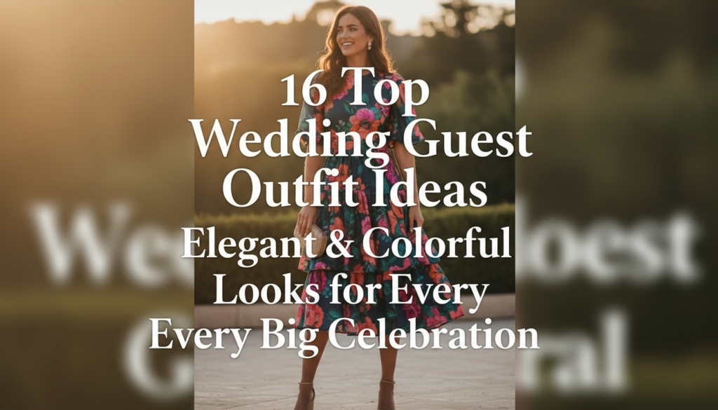 Top 16 +Wedding Guest Outfit Ideas Elegant Colorful Looks for Every Big Celebration