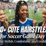 Cute soccer game day hairstyles for a stylish and confident look.