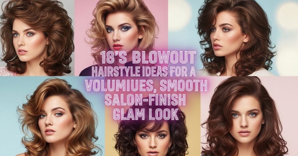 18 stylish blowout hairstyles with voluminous, smooth, salon-finish glam looks.