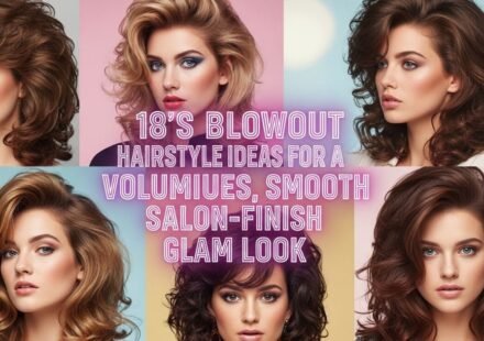 18 stylish blowout hairstyles with voluminous, smooth, salon-finish glam looks.