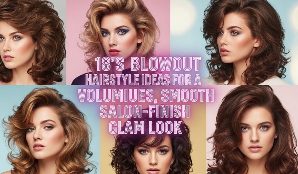 18 stylish blowout hairstyles with voluminous, smooth, salon-finish glam looks.