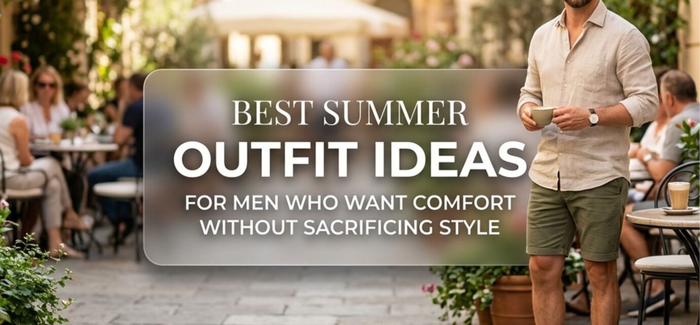 Stylish and comfortable summer outfit ideas for men who want to stay cool while looking effortlessly fashionable.
