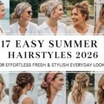 17 easy summer hairstyles for a fresh, stylish, and effortless everyday look.