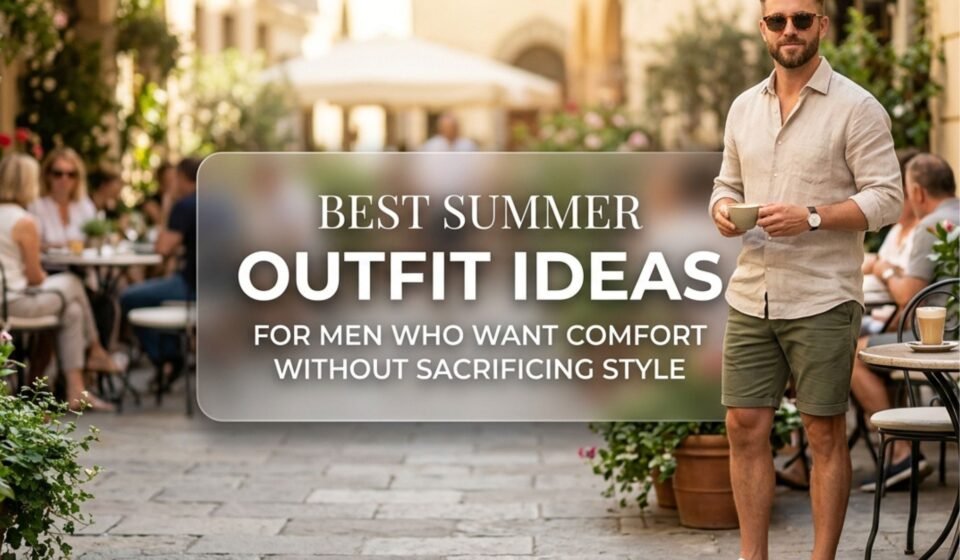 Stylish and comfortable summer outfit ideas for men who want to stay cool while looking effortlessly fashionable.