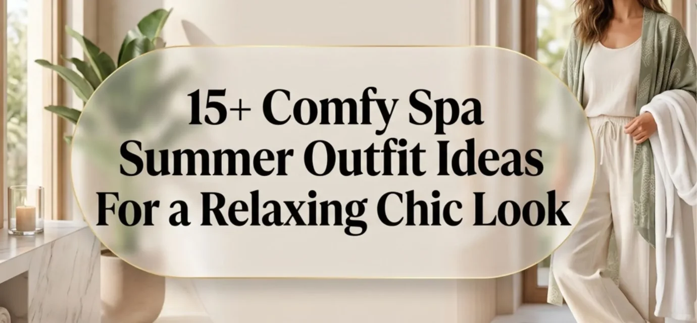 Comfy Spa Summer Outfit Ideas