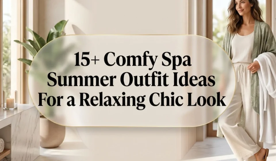 Comfy Spa Summer Outfit Ideas