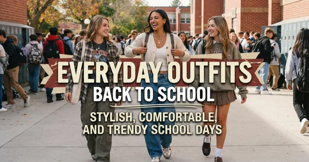 Everyday Outfits Back to School for stylish and comfortable school-day looks.