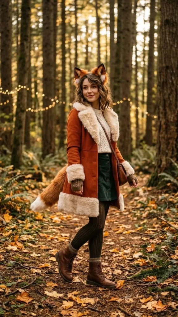 Adorable animal-inspired Halloween costumes featuring cute ears, fluffy details, playful accessories, and creative outfit designs.